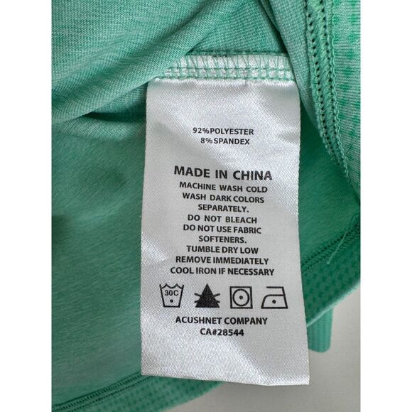 Women’s Mint Green Quarter Zip Golf Pullover Performance Athleisure Top - Picture 8 of 8